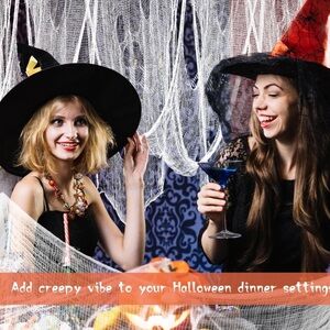 12 Pack White Halloween Creepy Cloth